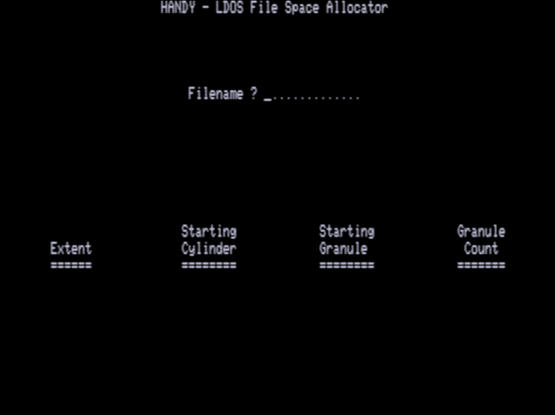 Screen shot